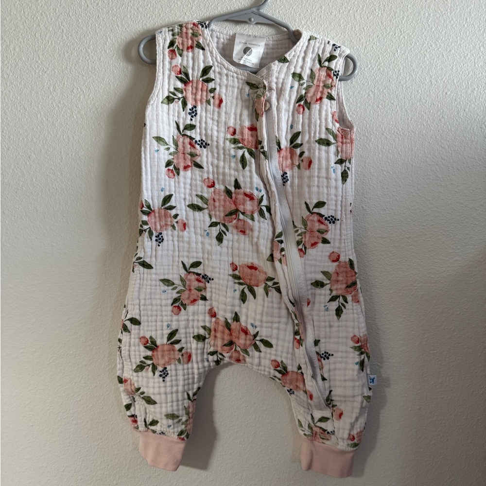 Little Unicorn Floral Sleep Romper